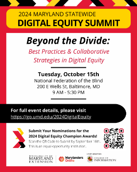 Picture of 2024 Maryland Statewide Digital Equity Summit Registration